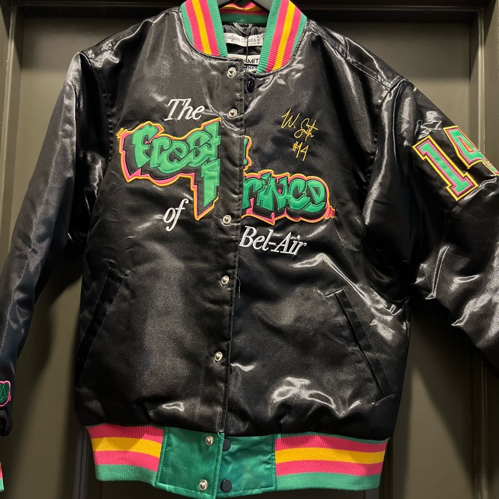 Black Fresh Prince Satin Jacket